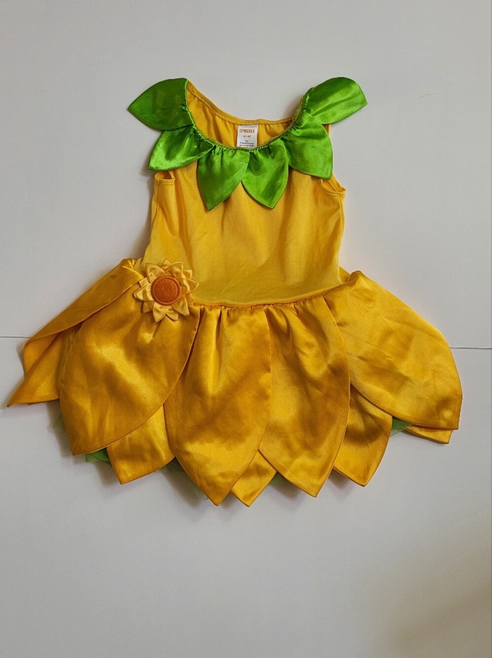 Girls 4T 5T Gymboree Yellow Sunflower Halloween Costume Dress